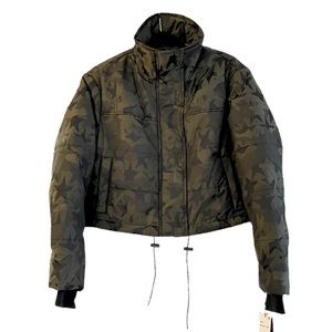 Bagatelle Star Camo Cropped Puffer Jacket